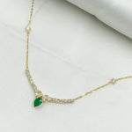 Load image into Gallery viewer, 14K Solid Gold Diamond and Gemstone Necklace. NT404446
