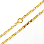 Load image into Gallery viewer, 150HVI2644169. 14K Solid Gold Cable Hollow Link Chain