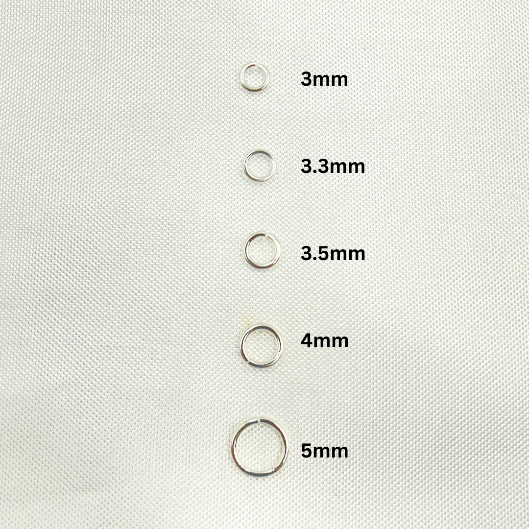 925 Sterling Silver Open Jump Ring 22 Gauge 3.5mm. 5004435