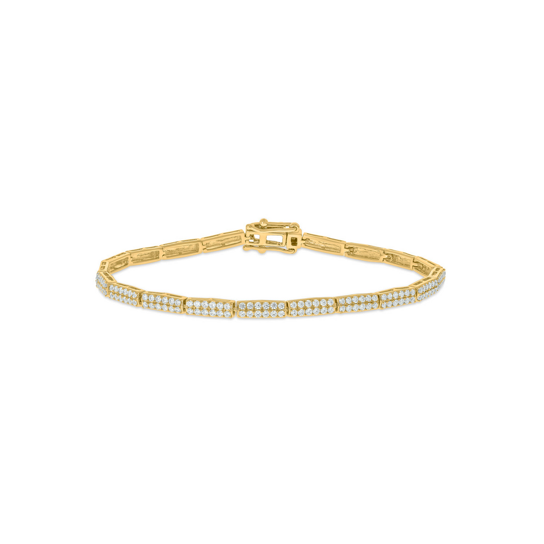 BFL60857. 14K Solid Gold Diamond Bracelet