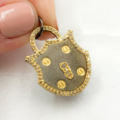 Silver Lock Pendant