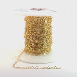 Load and play video in Gallery viewer, A35F/SPGF. 14K Gold Filled Flat Heart Link Chain