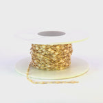 Load and play video in Gallery viewer, V250-OP1GF. Gold Filled Golden Shade Color Opal Enamel Cable Chain