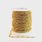 Load and play video in Gallery viewer, 7295GF. 14k Gold Filled Twisted Oval and Round Links Chain