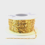 Load and play video in Gallery viewer, V225GF. 14k Gold Filled Marina and Cable Link Chain