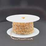 Load and play video in Gallery viewer, 1486TT. Gold Filled with Sterling Silver Bead Satellite Chain