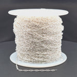 Load and play video in Gallery viewer, Y64SS. Sterling Silver Diamond Cut Marina Chain