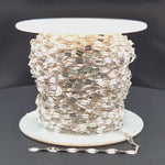 Load and play video in Gallery viewer, Z95SS. Sterling Silver Flat Marina Link Chain