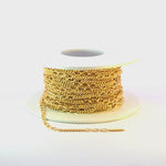 Load and play video in Gallery viewer, V240GF. 14k Gold Filled 3 Links Long and Curb Chain in Between