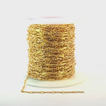 Load and play video in Gallery viewer, 567GF. 14K Gold Filled Bar Chain