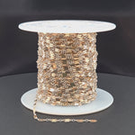Load and play video in Gallery viewer, XM/1003HD/SPTT. 14K Gold-Filled and Silver Flat Marina Cable Link Chain