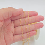 Load and play video in Gallery viewer, 1200GF. 14k Gold Filled Satellite Chain