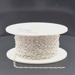 Load and play video in Gallery viewer, V237SS. Sterling Silver Long and Short Link Chain