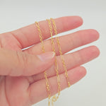 Load and play video in Gallery viewer, 173GF. 14K Gold Filled Long &amp; Short Link Chain