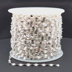Load and play video in Gallery viewer, Z96SS. Sterling Silver Flat Marina Link Chain