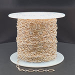 Load and play video in Gallery viewer, XM/1023. Two Tone Oval and Round Links Chain
