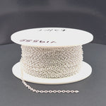 Load and play video in Gallery viewer, V195SS. Sterling Silver Smooth Oval Link Chain