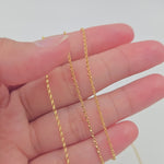 Load and play video in Gallery viewer, 887GF. 14K Gold Filled Oval Rolo Chain