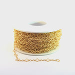 Load and play video in Gallery viewer, V251GF. Gold Filled Clover Link Chain