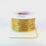 Load and play video in Gallery viewer, 1712DRGF. 14k Gold Filled Paperclip Chain