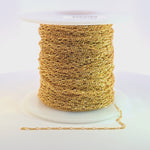 Load and play video in Gallery viewer, 1631CGF. 14k Gold Filled Figaro Chain