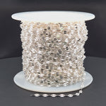 Load and play video in Gallery viewer, Z84SS. Sterling Silver Flat Marina Chain