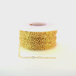 Load and play video in Gallery viewer, 1310FGF. 14K Gold Filled Flat Oval Link Chain