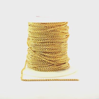 472GF. 14k Gold Filled Wheat Chain