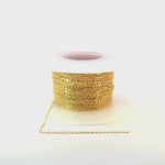 Load and play video in Gallery viewer, 1025FGF. 14K Gold-Filled Flat Cable Chain