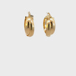 Load and play video in Gallery viewer, 15850021290.  14K Solid Gold Fancy Braided Hollow Hoop Earrings
