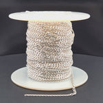 Load and play video in Gallery viewer, Z87SS. Sterling Silver Miami Flat Curb Link Chain