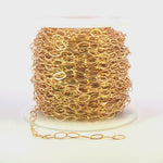 Load and play video in Gallery viewer, 791FGF. 14K Gold-Filled Flat Oval Link Chain
