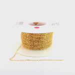 Load and play video in Gallery viewer, 1020FGF. 14k Gold Filled Flat Cable Chain