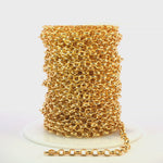 Load and play video in Gallery viewer, 564GF. 14K Gold Filled Rolo Link Chain