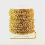 Load and play video in Gallery viewer, 977GF. 14K Gold Filled Rolo Chain