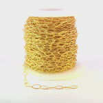 Load and play video in Gallery viewer, 791TWGF. 14k Gold Filled Twisted Oval Link Chain