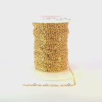 Load and play video in Gallery viewer, 1512FGF. Gold-Filled Flat Oval Link Chain