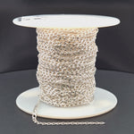 Load and play video in Gallery viewer, Z88SS. Sterling Silver Miami Flat Curb Link Chain