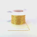 Load and play video in Gallery viewer, 1318DGF. 14K Gold-Filled Paperclip Chain