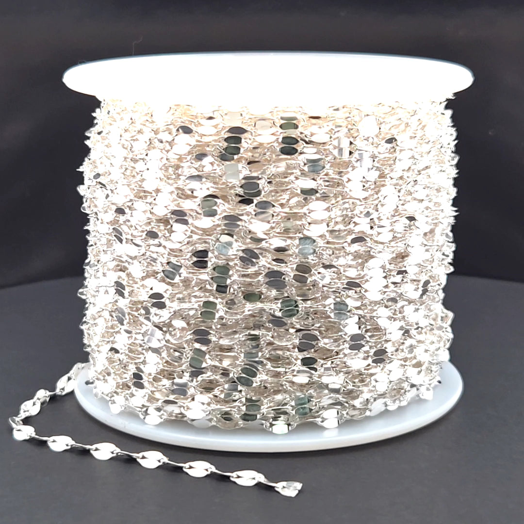 Z96SS. Sterling Silver Flat Marina Link Chain