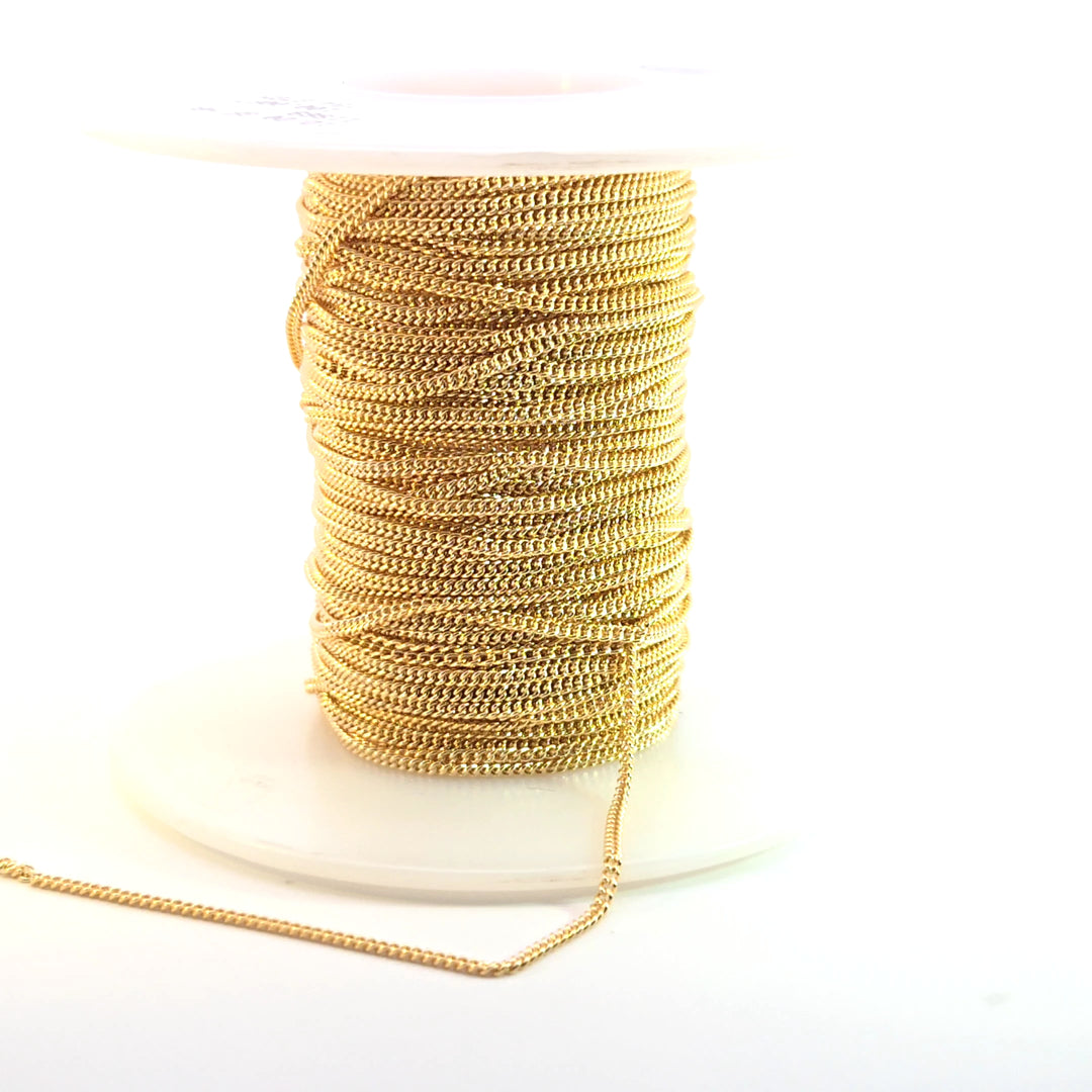 69GF. 14K Gold Filled Curb Chain