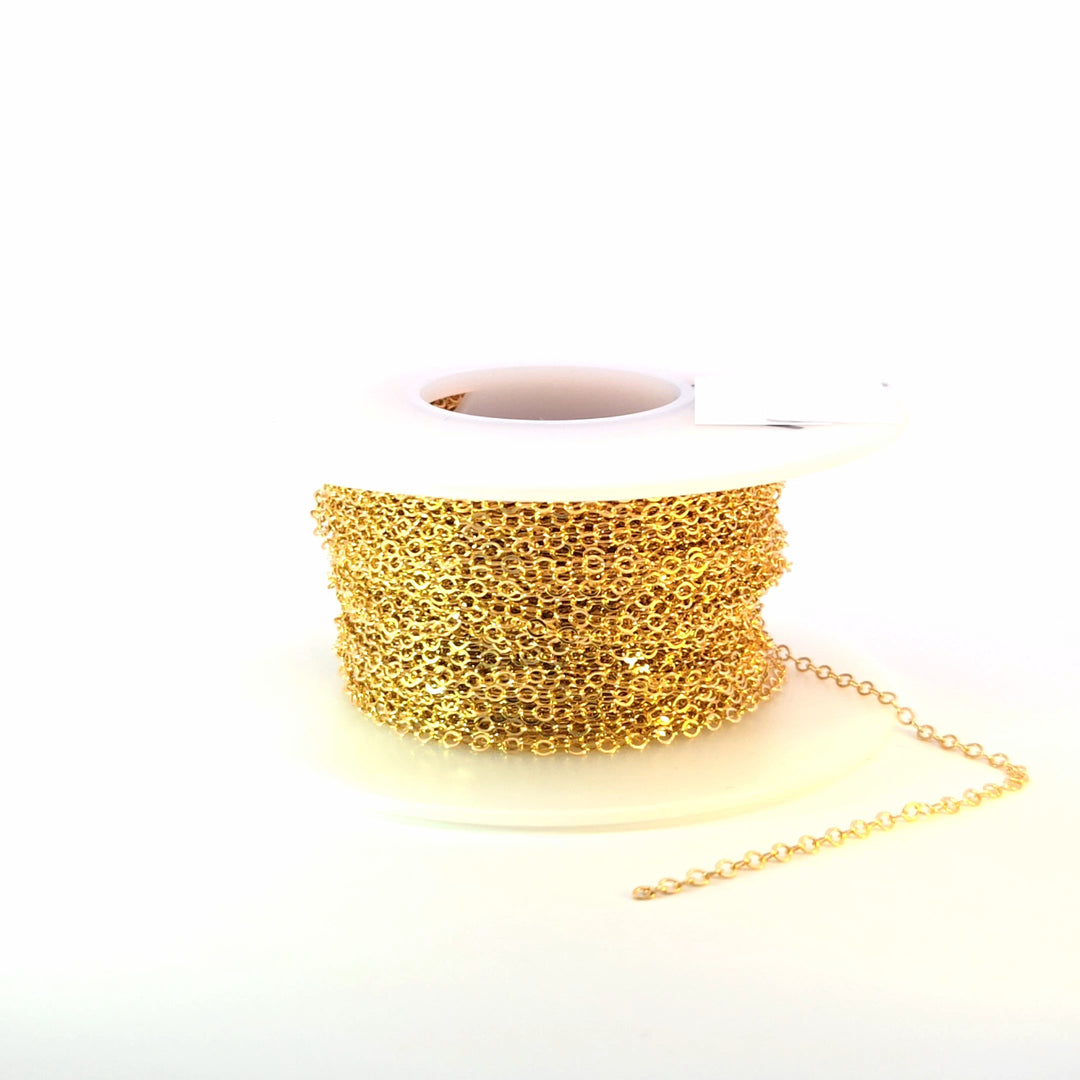 1318FGF. 14K Gold Filled Circle Link Chain