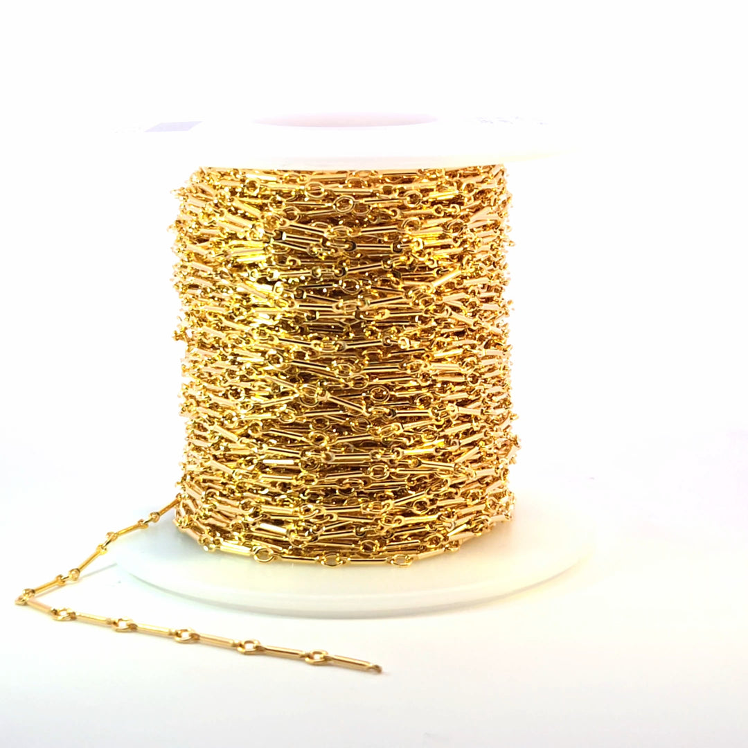 567GF. 14K Gold Filled Bar Chain