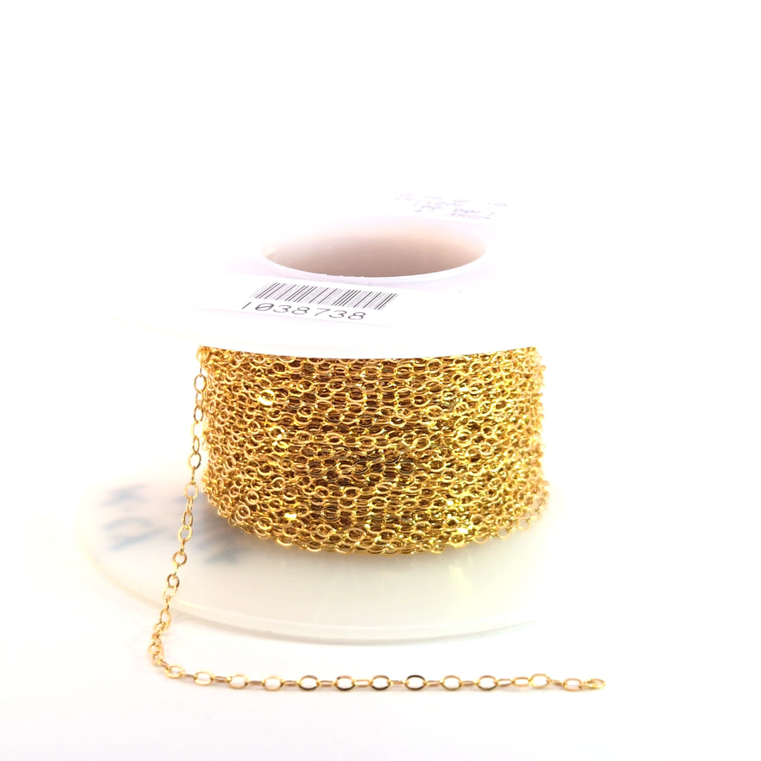 1120FGF. 14K Gold Filled Flat Cable Chain