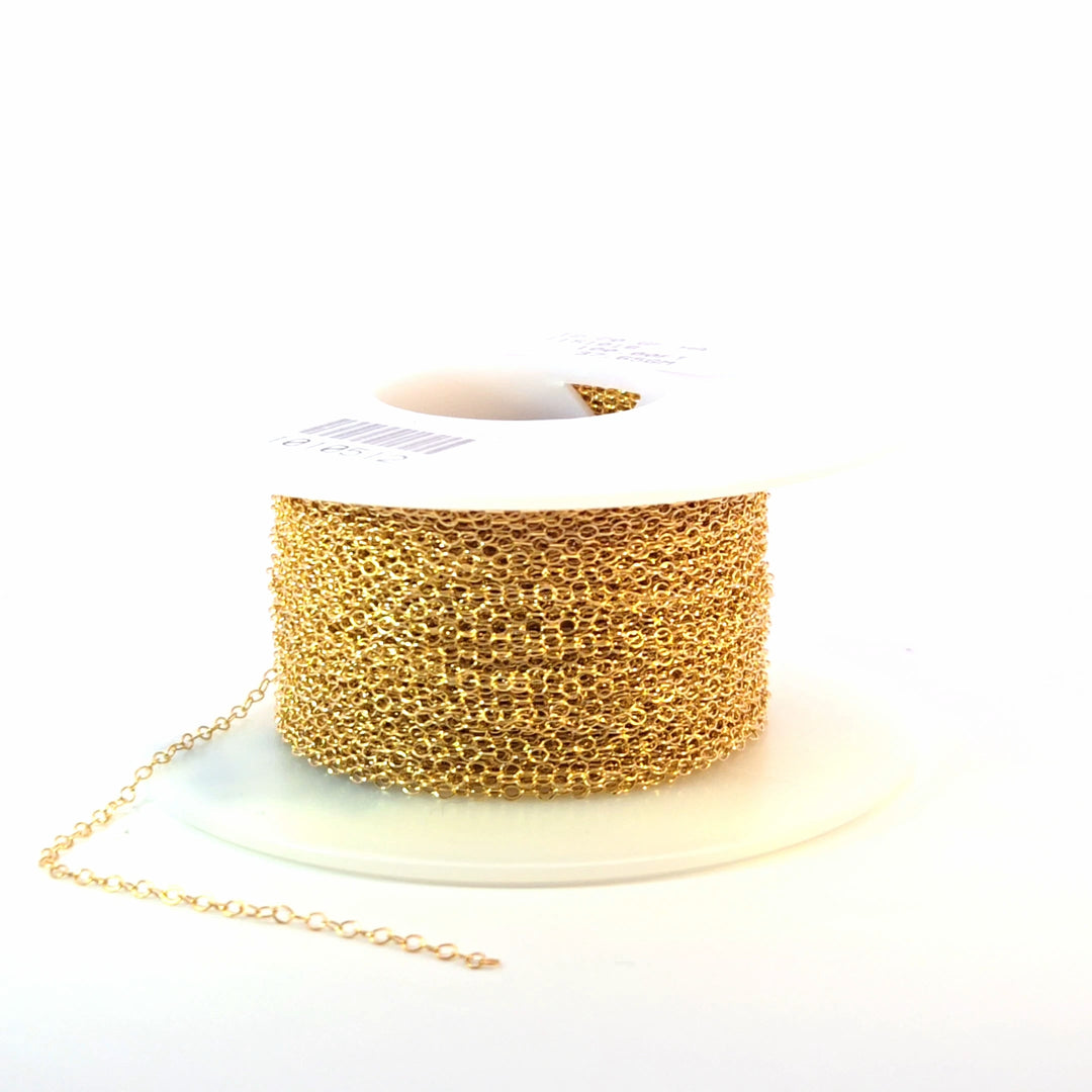 1018GF. 14K Gold-Filled Smooth Cable Chain