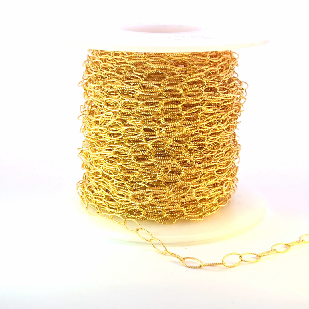 791TWGF. 14k Gold Filled Twisted Oval Link Chain