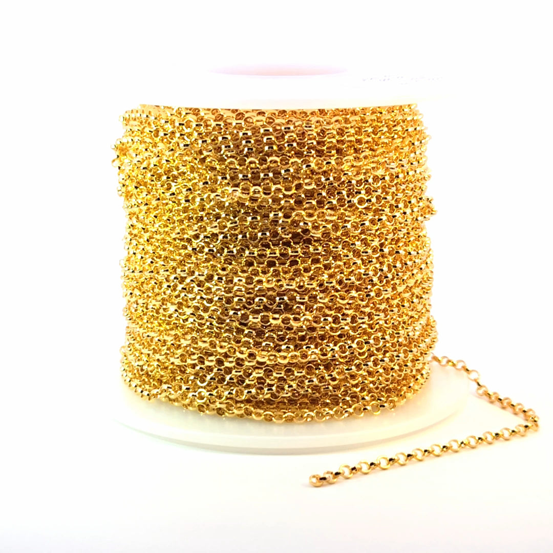 977GF. 14K Gold Filled Rolo Chain