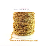 Load image into Gallery viewer, 7295GF. 14k Gold Filled Twisted Oval and Round Links Chain