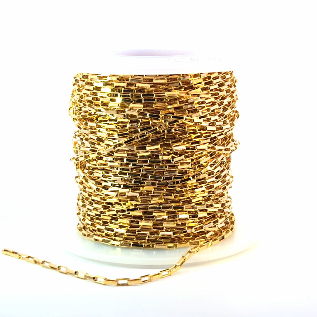 353GF. 14K Gold Filled Box Link Chain