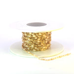 Load image into Gallery viewer, V250-OP1GF. Gold Filled Golden Shade Color Opal Enamel Cable Chain